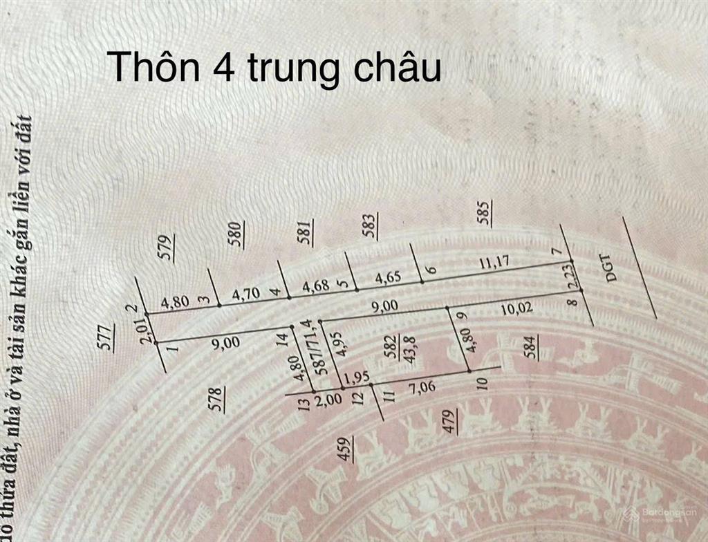 Bán đất tại đường tỉnh lộ 417, đan phượng, hà nội, 2,1 tỷ, 43,8 m2, chính chủ, view đẹp
