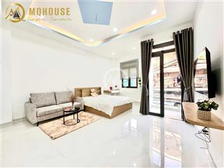 Studio ban công xinh gần công viên lê thị riêng full nội thất