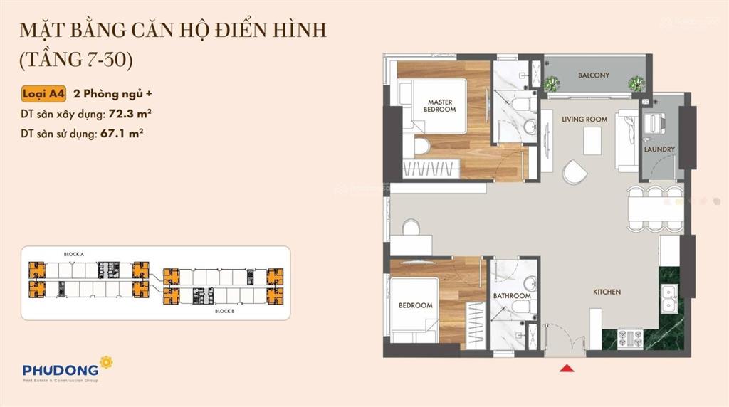 Căn góc 2pn  gần 73m2 thanh toán nhẹ view đẹp rẻ hơn 600tr giá cdt đang bán. 1 căn duy nhất