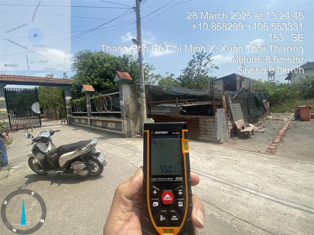 Đất 5x25m đường 5m xe tải  dân cư sạch đẹp gần chợ xuân thới thượng