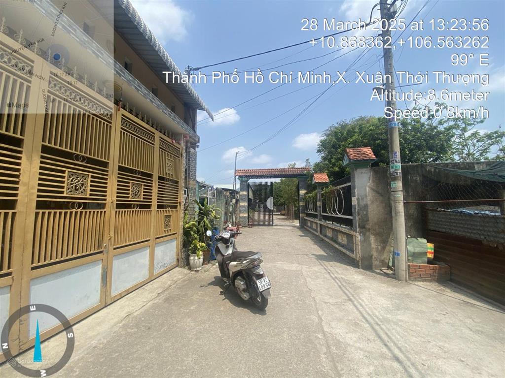 Đất 5x25m đường 5m xe tải  dân cư sạch đẹp gần chợ xuân thới thượng