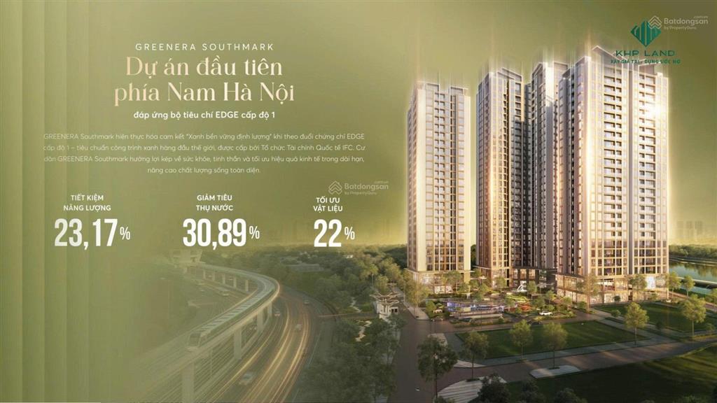 Quà tặng 300tr, ck 17% căn 3 pn 124m2 độc quyền tại sm2 greenera southmark  hồng tâm chiến lược
