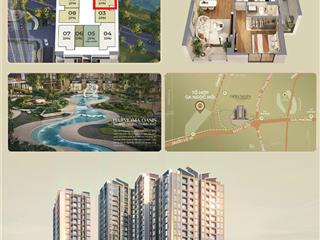 Nhận chiết khấu 17% (gtch), căn hộ 2 phòng ngủ view sông tầng đẹp dự án greenera southmarlk