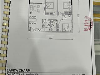 Bán căn hộ chung cư lavita charm, 5,2 tỷ, 90,86m2, 3pn, 2wc, giá tốt uy tín