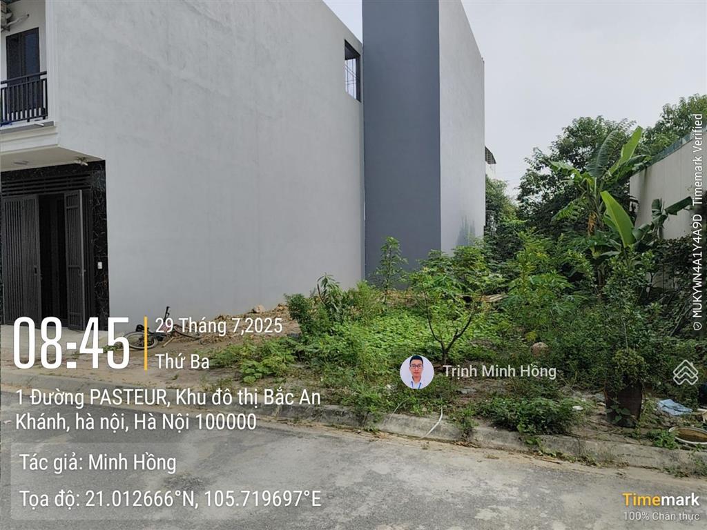 Dịch vụ phú vinh 45m2 mặt tiền 3.39m đường oto tránh. giá tốt nhất chỉ 170tr/m2 sẵn sổ đón ga metro