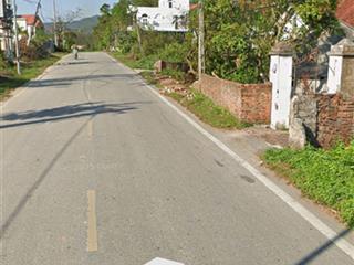 Bán 162.8m2 mặt tiền 5m trục chính lê lợi. quy hoạch đẹp. mặt đường nhựa trục chính. sẵn sổ đỏ