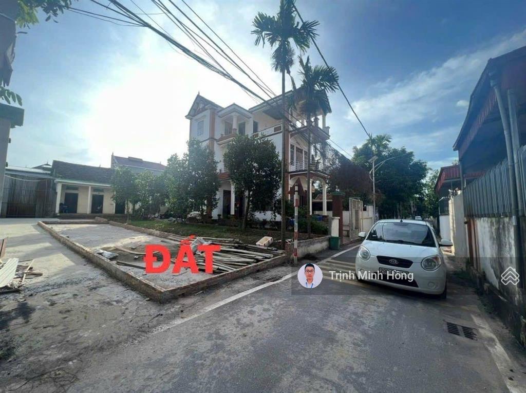 Bán 67.2m2 lô góc đất thổ cư thọ an, đan phượng. đường nhựa ô tô đỗ cửa. ô góc 2 mặt thoáng. sđcc