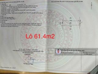 Lô nhỏ 61.4m2 mặt tiền 3.95m đất dịch vụ lại yên giá chỉ 8.65 tỷ. dãy đẹp ngay gần đường 40m. sđcc