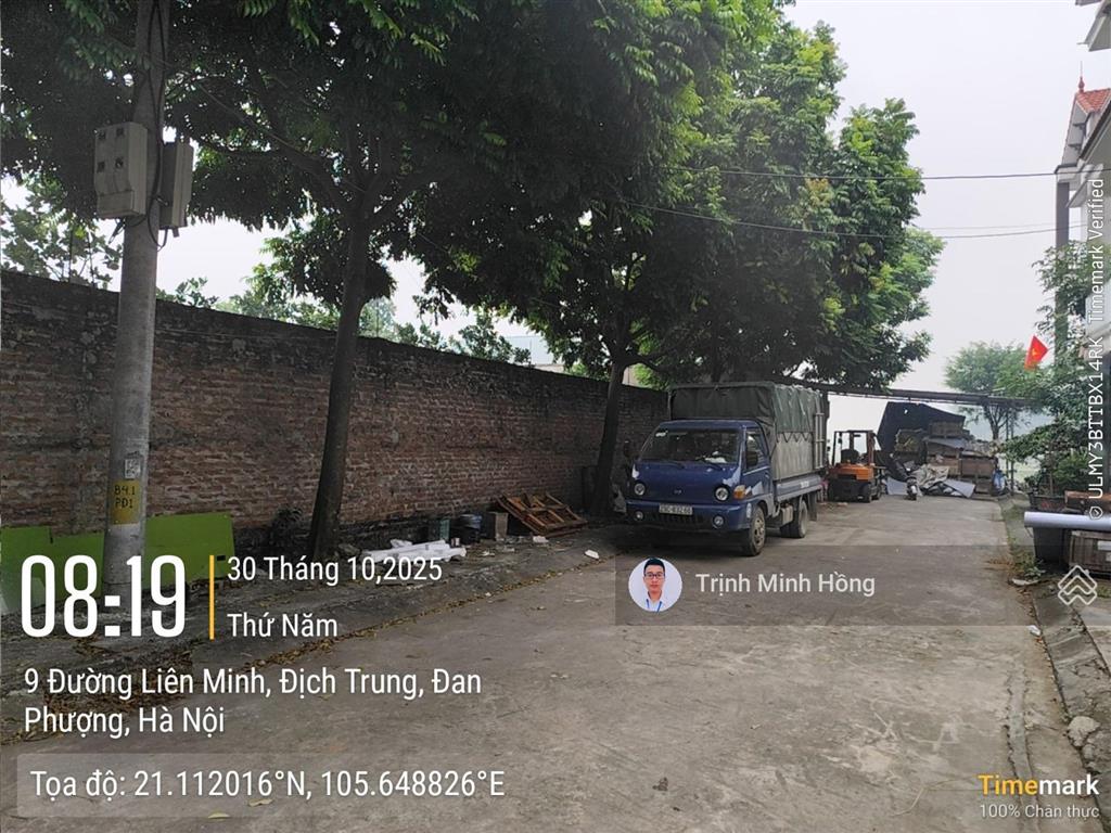 Bán đất đấu giá đan phượng 75m2 mặt tiền 5m oto tránh. bám tỉnh lộ 417 gần nút giao tây thăng long