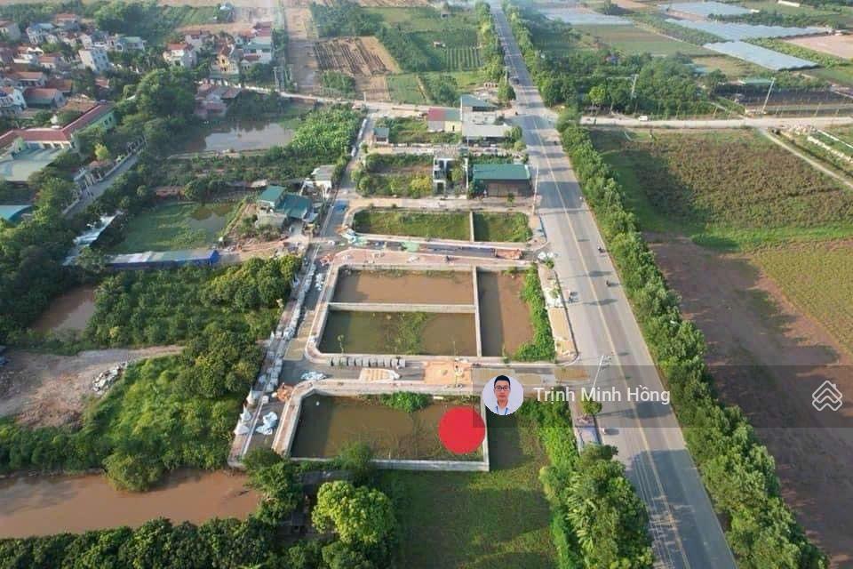 Hàng hiếm 61.6m2 mặt tiền 4.4m 3 mặt thoáng. đất đấu giá đệ nhị, xã phương đình, đan phượng. sđcc