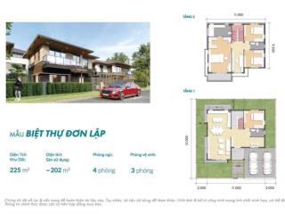 Biệt thự đơn lập waterpoint hàng chủ đầu tư 225m2 (15x15) sau ưu đãi 11 tỷ 3 thanh toán tiến độ