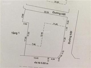 Bán lô đất góc 2 mặt tiền đường hoàng văn thụ, p. phước ninh, hải châu, dt 458m2, giá 92 tỷ