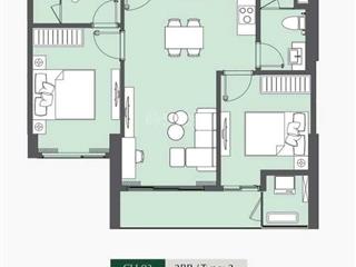 Em hồ phương lumiere chào bán căn hộ 2 ngủ 2 wc tòa a3 đơn giá 84 triệu/m²