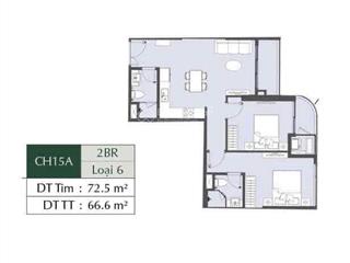 Bán căn 2 ngủ 2 ban công view thành phố. tòa a2 kính cong. thanh toán tiến độ giãn 5%