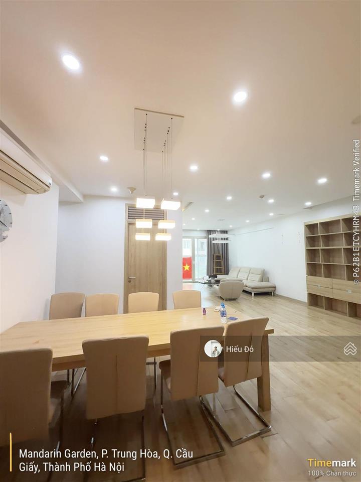 Mandarin garden cho thuê cc 135m2 3n 2w full nội thất đẹp. giá chỉ từ 23tr/tháng.  xem nhà luôn