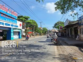 Bán đất ngay nguyễn duy trinh, sát trường cấp 2, p. long trường 113m2 ngang 5m giá 5.9 tỷ tl