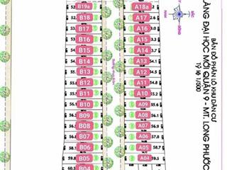 Bán lô đất tại kdc phúc thịnh, phường long phước q9, gần vinhomes q9 56m2 giá 3.250 tỷ