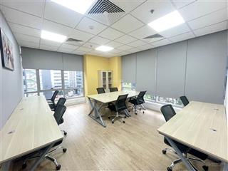 Cho thuê văn phòng trọn gói đầy đủ nội thất cho 5  100 ng tại duy tân cầu giấy. giá chỉ từ 8 tr/th
