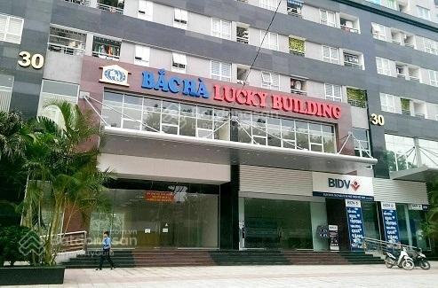 Cho thuê mặt bằng kinh doanh tầng 1, chung cư bắc hà lucky building, số 30 phạm văn đồng  cầu giấy