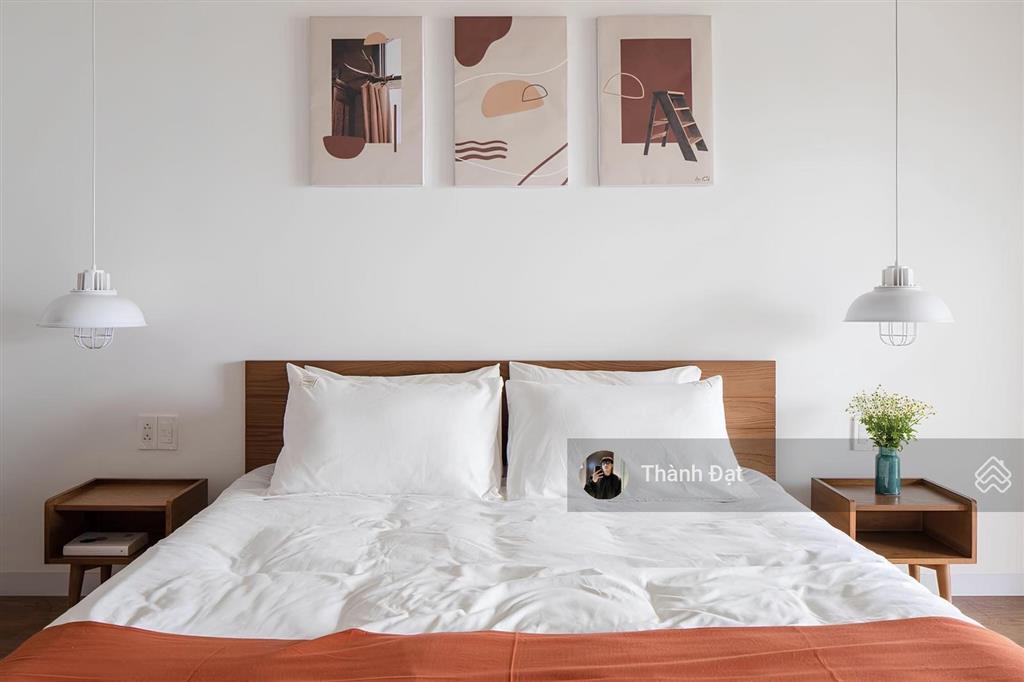 Căn hộ studio tách bếp có ban công cửa sổ thoáng, diện tích 40m2  full nội thất, gần cầu thủ thiêm