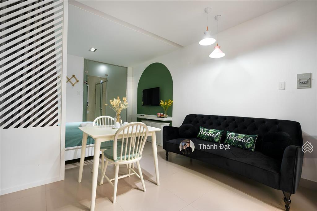 Thuê căn hộ villa 1 phòng ngủ sân vườn, đầy đủ nội thất hiện đại tiện nghi, khu tâm võ văn tần q.3
