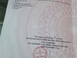 Đất vườn 8x60m đường ô tô xã trung hòa, chợ gạo, tiền giang gần vành đai, giá rẻ đầu tư