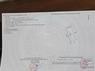 Chủ gửi bán đất thổ giá rẻ cầu cây da, xã tân thành, thủ thừa, long an 12x 38m đã san lấp kè