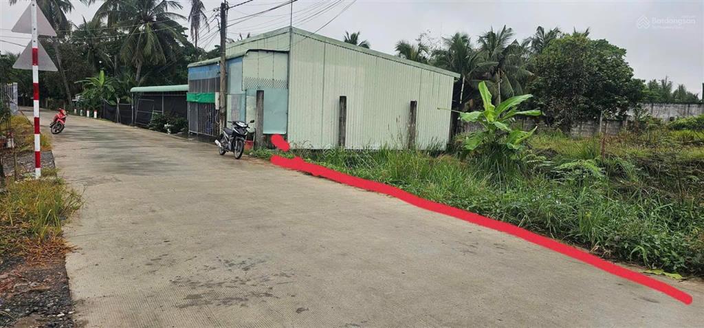 Bán đất ấp 2 nhị thành, thủ thừa, long an giá 1tỷ8 có sẵn nền móng nhà cấp 4.  0919 541 ***