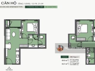 Bán căn hộ tại lumiere evergreen, 1pn, 43.5m2, 4.4 tỷ,  0365 691 ***