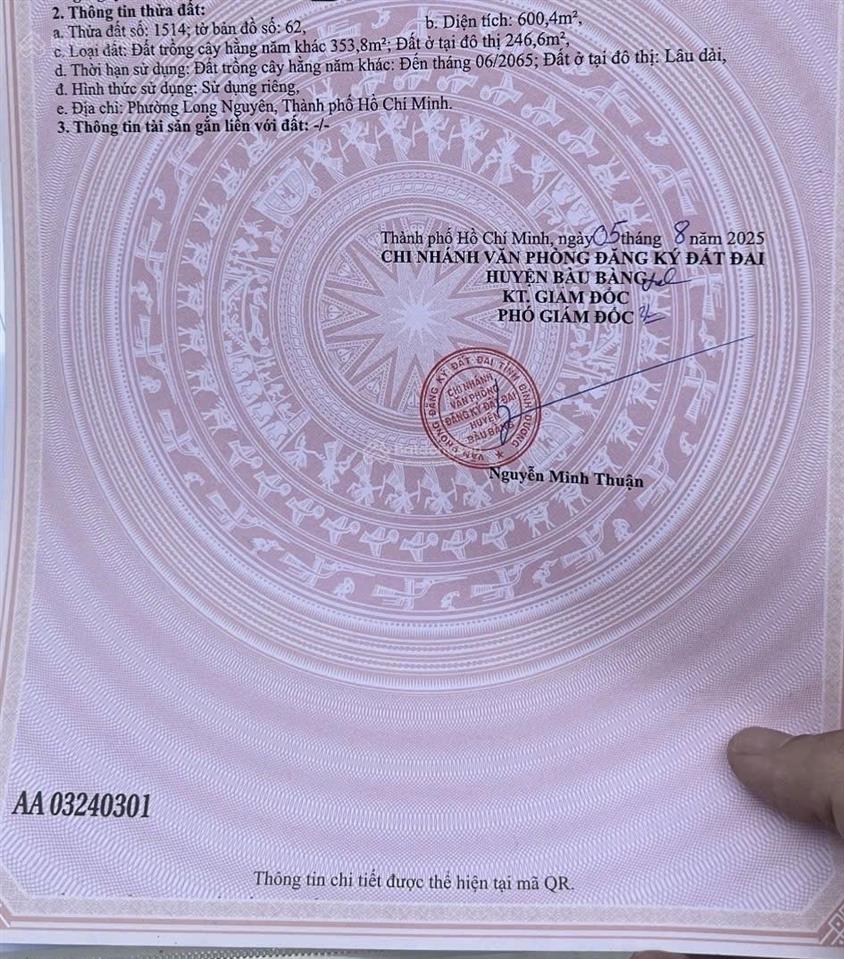 Cần bán nhà phường long nguyên, tp.hcm