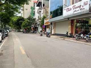 Đất mặt phố 1 mặt ngõ sau 36 tỷ 133m mt 5,2m vỉa hè ô tô tránh kinh doanh nguyễn đình hoàn cầu giấy