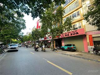 Bán đất mặt phố 18 tỷ 35m mt 3,3m vỉa hè 5m ô tô tránh kinh doanh trương công giai cầu giấy