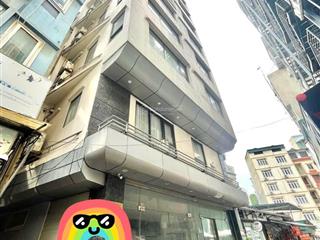 Nhà dòng tiền lô góc 200tr/th 46 tỷ 120m2 9 tầng mt 7,8m vỉa hè ô tô tránh trần thái tông, cầu giấy