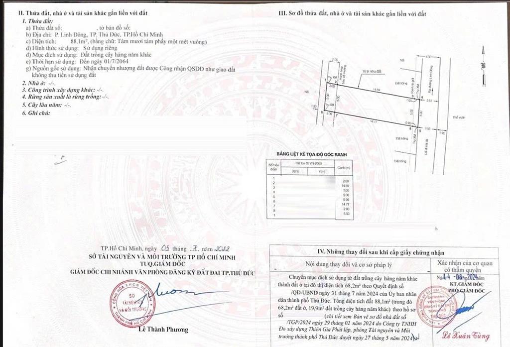 Lô đất đẹp sát mặt tiền đường linh đôngngang 5m giá chỉ 4tỷ9