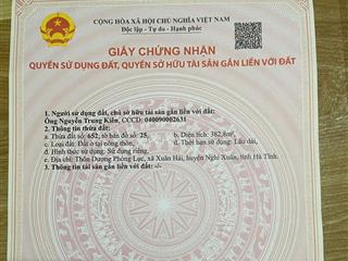 Chính chủ không qua trung gian cần bán 383 m2 đất, 100% đất ở tại xuân hải  nghi xuân  hà tĩnh