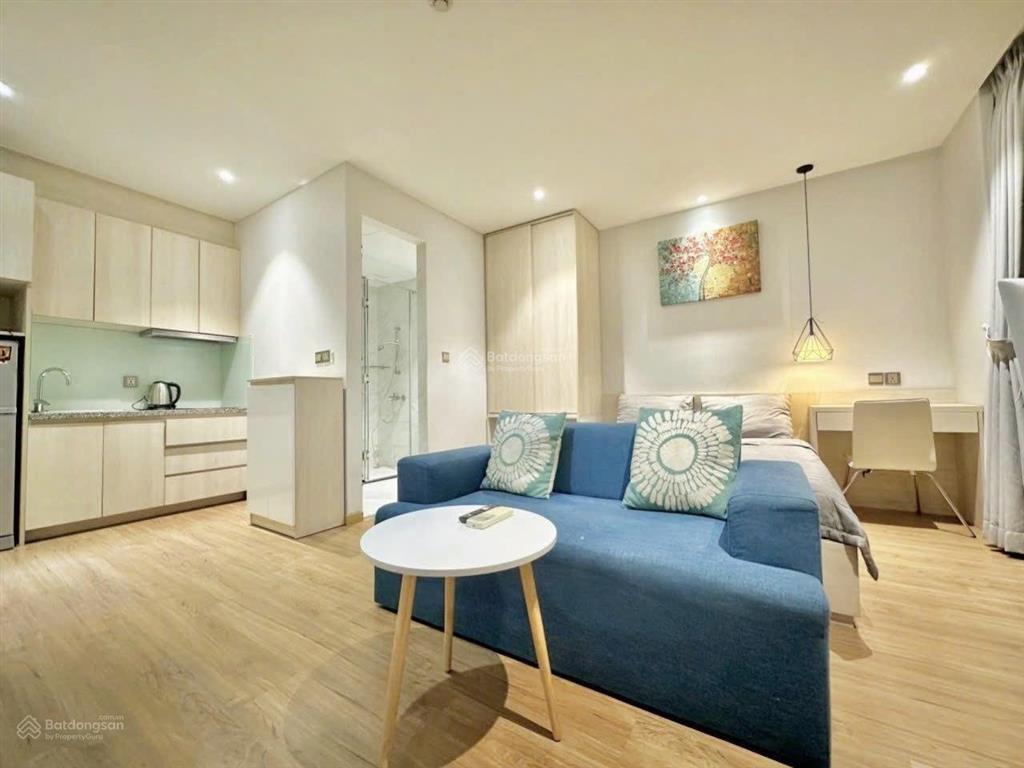 Cho thuê căn hộ stu  1pn, 45m2 full nội thất, có ban công khu vực q1  bt. an toàn pccc, nt mới