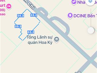 Đất xây cao tầng* [33 x 39m] mạc đĩnh chi, lê duẩn  1.250 tỷ (giá 2025)
