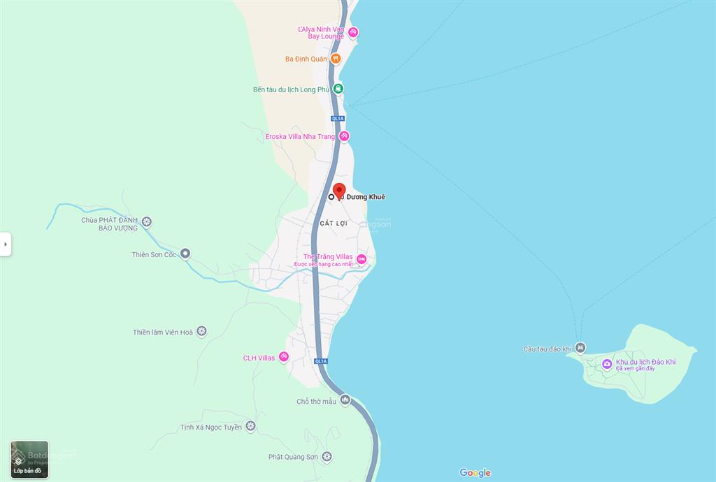 Bán đất mặt tiền nha trang gần khu du lịch long phú, đảo khỉ 5tr/m2