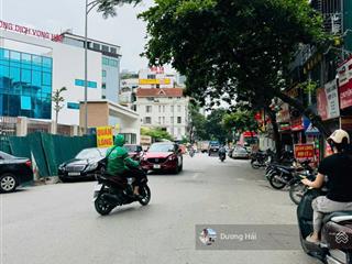 Bán nhà mặt phố phường quan hoa  cầu giấy, dt 110m2 vỉa hè rộng kinh doanh xây tòa nhà 8 tầng
