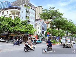 Bán nhà toà văn phòng trần thái tông  cầu giấy  155m 8 tầng hai thoáng ô tô tránh vỉa hè