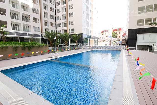 Cho thuê gấp căn hộ cao cấp sky center, 80m2 2pn 2wc, nhà đẹp view ban công thoáng mát 14 tr/th