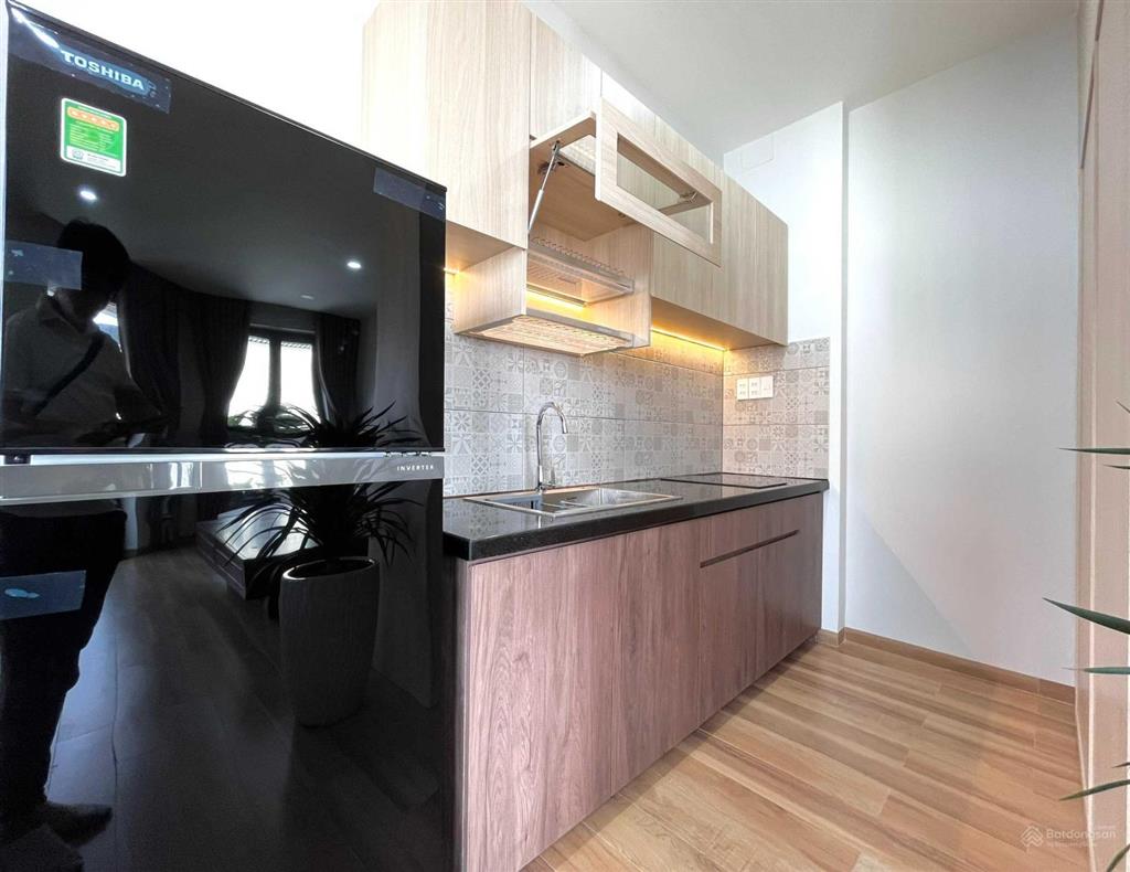 Căn hộ tiện nghi 35m2 full nt máy giặt giá rẻ mới 100% ngay hồng bàng quận 6