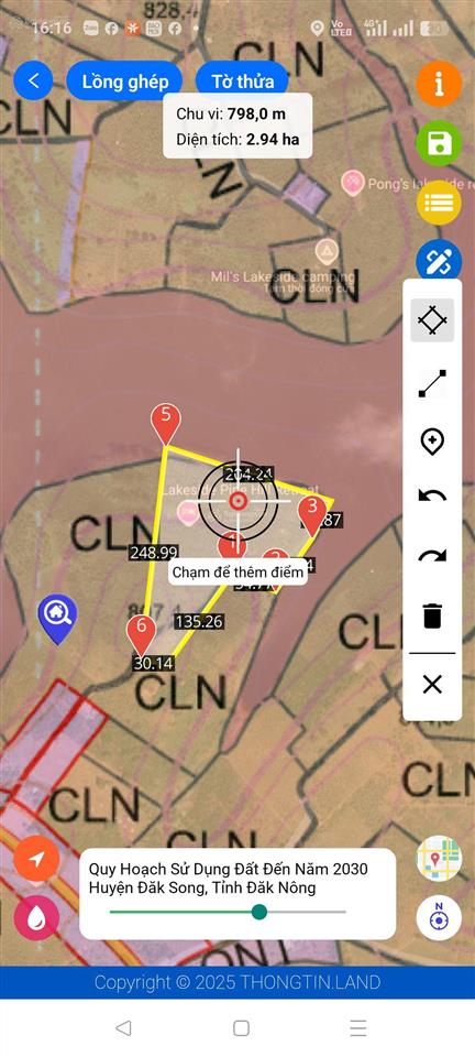 Cơ hội sở hữu 2.6ha đất giáp hồ đã quy hoạch khu nghỉ dưỡng vị trí thôn 3, xã nâm njang