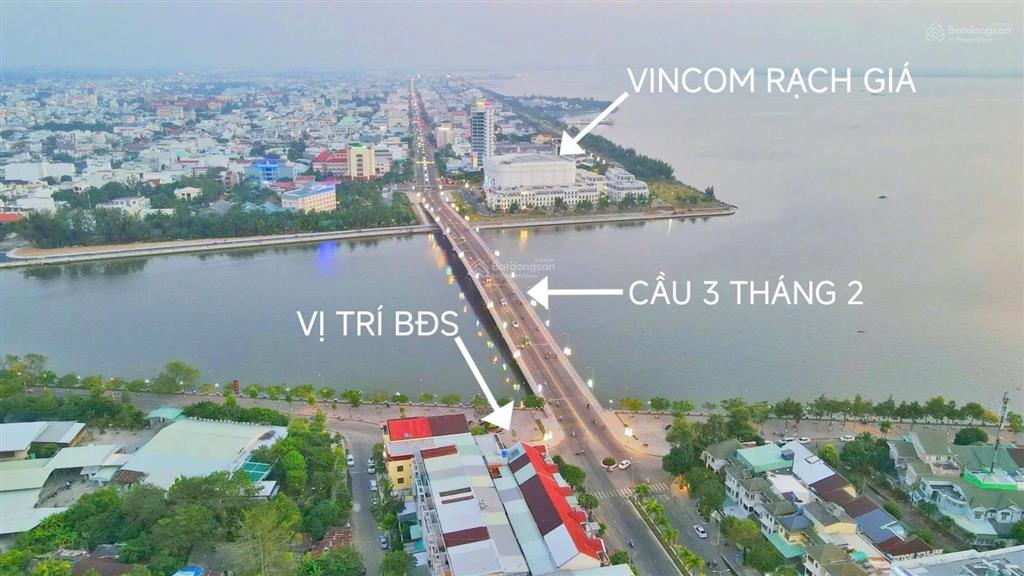 Cho thuê mặt bằng kinh doanh góc đường 3/2 và trần hưng đạo, phường vĩnh thanh vân, tp. rg, kg