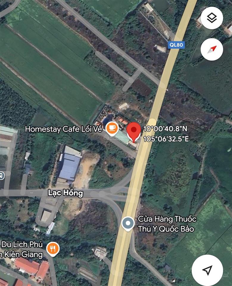 Cho thuê hơn 2400m² đất góc ngã 3 tuyến tránh, phường vĩnh hiệp cũ, rạch giá, kiên giang
