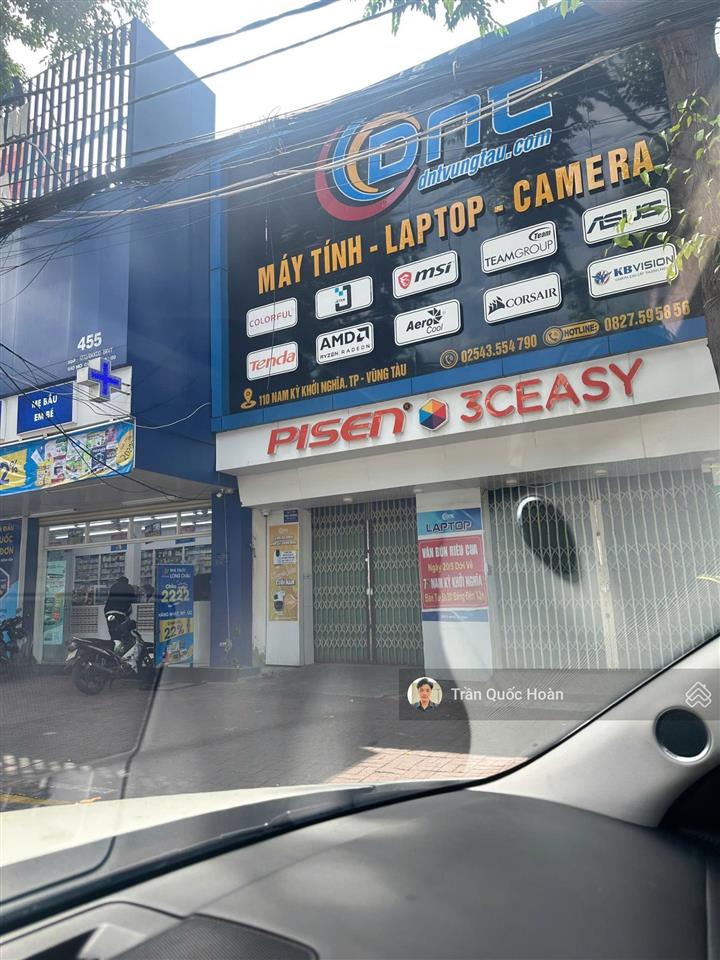 Bán nhà mặt tiền nam kỳ khởi nghĩa, p. vũng tàu, 298m² full thổ cư, ngang 7,4m nở hậu, giá 35 tỉ tl