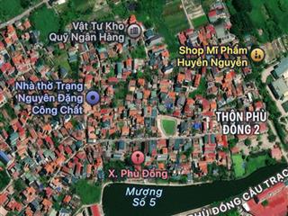 Bán đất tại xã phù đổng, gia lâm, hà nội, 100 triệu/m2, 99m2  giá ưu đãi hàng hiếm