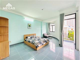 Cho thuê căn hộ studio xịn xò  full nội thất  có ban công, cửa sổ thoáng