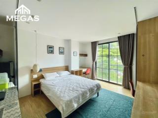Cho thuê chdv studio xinh  full nội thất đầy đủ, máy giặt riêng  có ban công