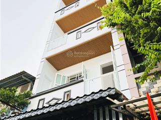Nhà mới hẻm xe hơi 4 tầng  5pn  sát ngã tư 4 xã  sổ vuông đét  chỉ 5.1 tỷ tl chủ